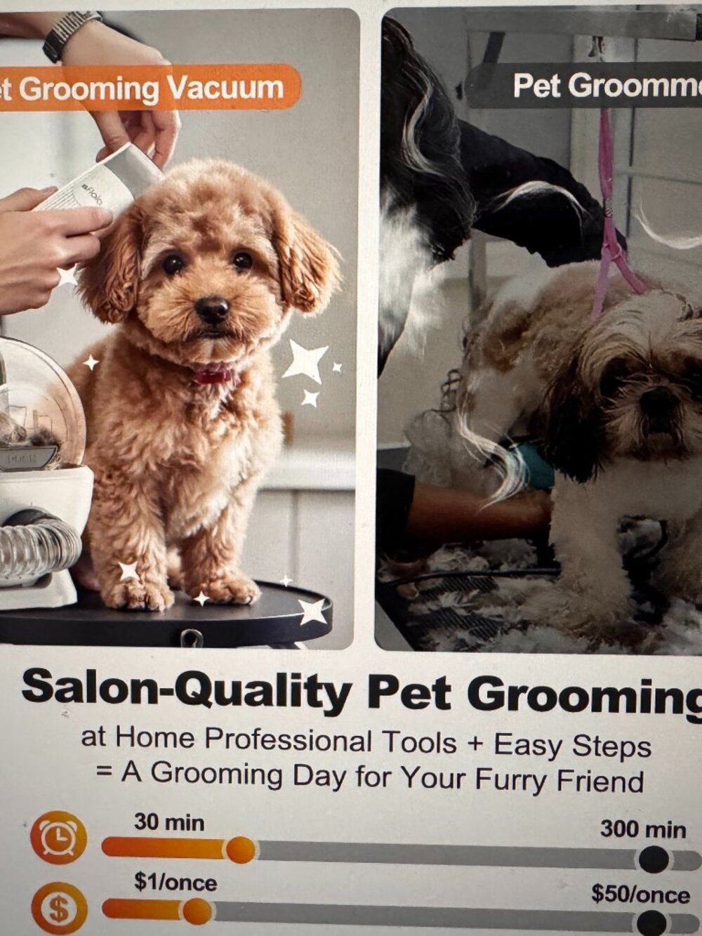NWT: Pet Groomer Set - Cats and Dogs.